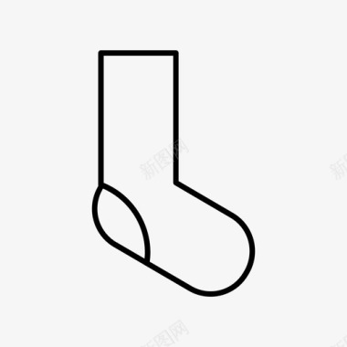 袜子保暖长袜图标图标