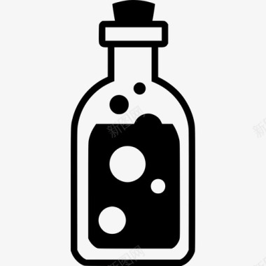 融化的液体瓶子药水毒药图标图标