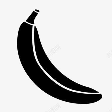 香蕉苹果水果图标图标