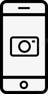 照片智能手机手机手机相机图标图标