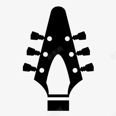 吉布森飞v吉他头箱音乐音乐乐器图标图标