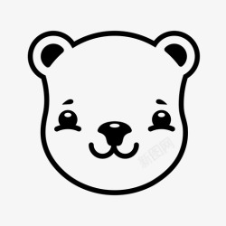 泰德熊熊表情感觉图标高清图片