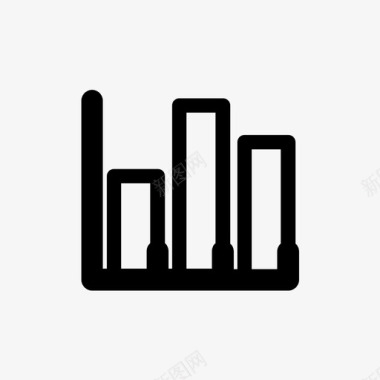 条形比例图条形图信息图形报告图标图标