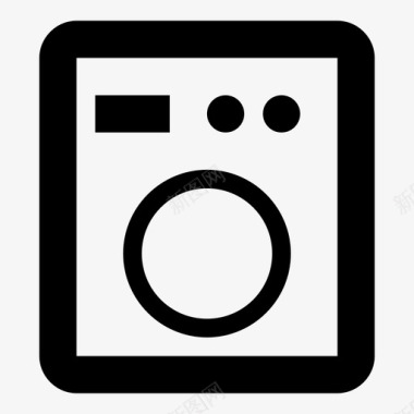 洗衣机烘干机干衣机图标图标
