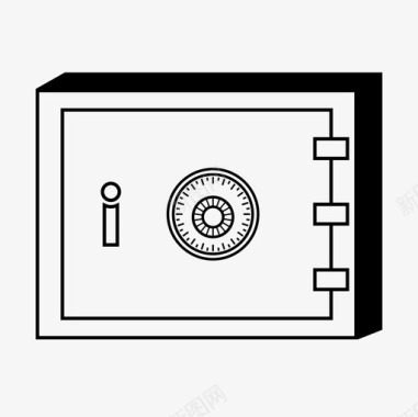 icon锁保险箱锁保安图标图标