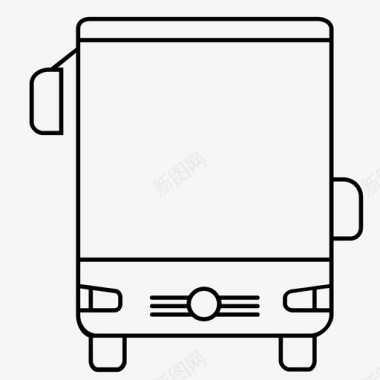 icon费用公共汽车旅行运输图标图标