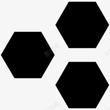 多彩六边形图案六角形六边形图案图标图标