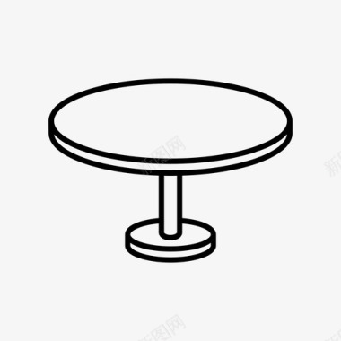 桌子咖啡桌餐桌图标图标