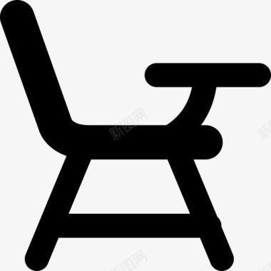 校椅班级椅书桌图标图标