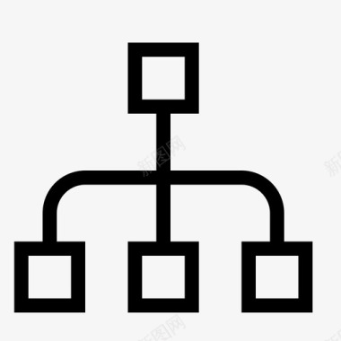 材质站点地图连接层次结构图标图标