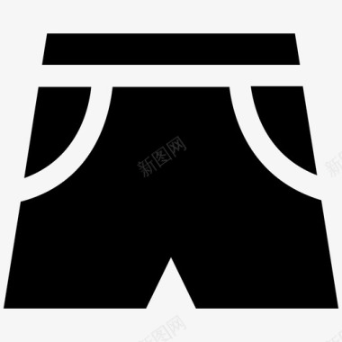运动短裤百慕大运动图标图标