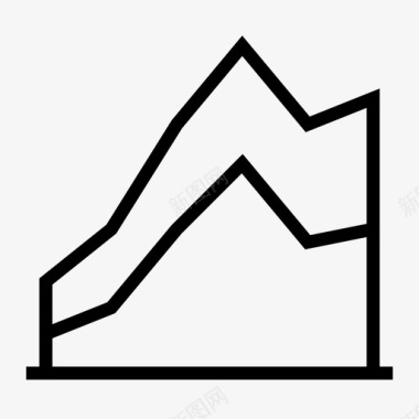 信息报表折线图信息图报表图标图标