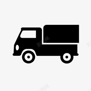 卡车软边卡车车轮图标图标