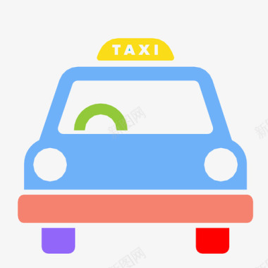 出租车图标图标