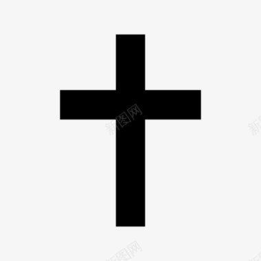 象征十字架宗教耶稣图标图标