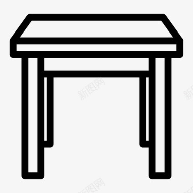 桌子展台小桌子图标图标