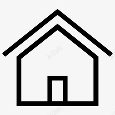房子主页免抠png房子小屋住宅图标图标