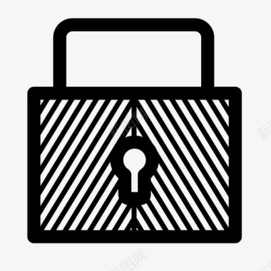 锁定锁定安全机密图标图标