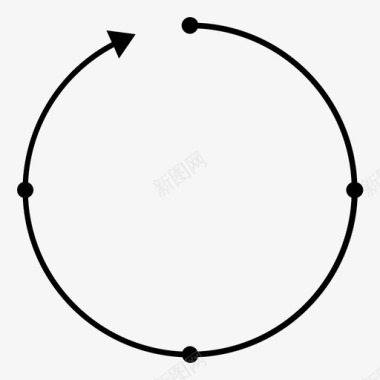 向左旋转循环旋转返回图标图标