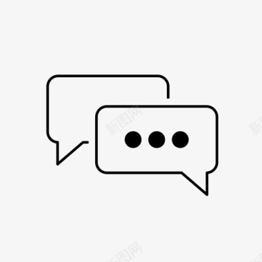 对话对话信使框对话框图标图标
