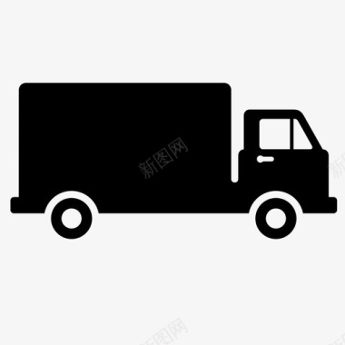 移动卡车货车司机卡车租赁图标图标
