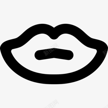 嘴唇性诱惑图标图标