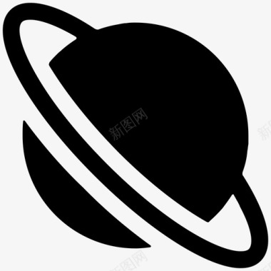 土星地球外太空图标图标