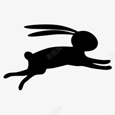 兔子跑快图标图标