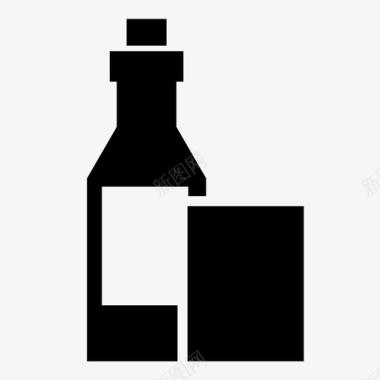 采购产品瓶子油酒图标图标