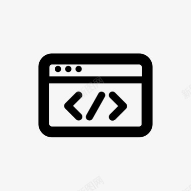 软件网页界面代码网站网页浏览器图标图标