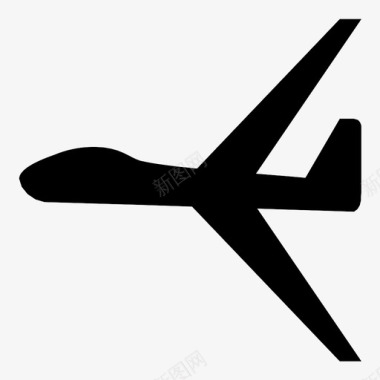 无线电控制无人机飞行飞机图标图标