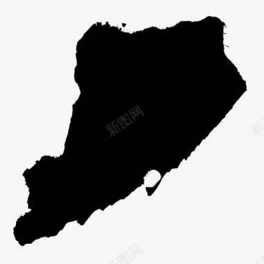 纽约市斯塔顿岛自治区市图标图标