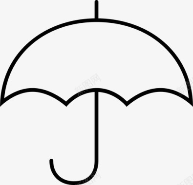 圆形分类伞附件盖图标图标