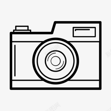 复古照相机小型照相机图像图标图标