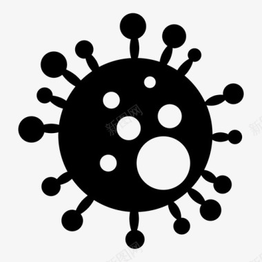病毒细胞图片霉菌孢子花粉有机体图标图标