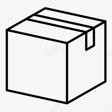箱子仓库方形图标图标