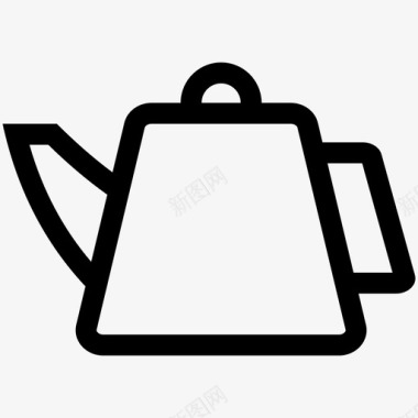 茶壶茶杯素材茶壶水茶时间图标图标