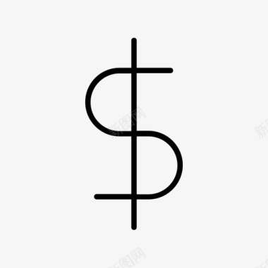 火焰美元图标货币现金美元图标图标