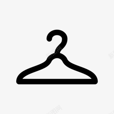 矢量挂架衣架商店销售图标图标
