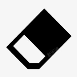 SD读卡器sd卡文件格式橡皮擦图标高清图片