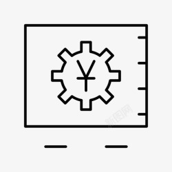 贵重物品储存金库日元贵重物品图标高清图片