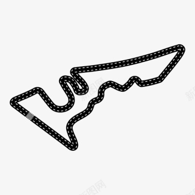 专用拐杖美国大奖赛美国赛道图标图标