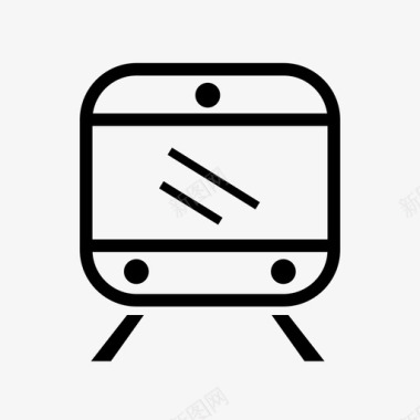 公交地铁标识火车旅行运输图标图标