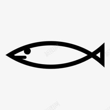海洋鱼凤尾鱼动物图标图标