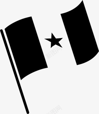 地点标志塞内加尔国旗符号代表图标图标