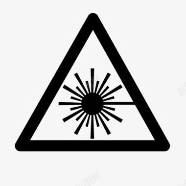 射线激光危险装置图标图标