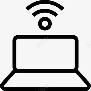 互联网连接个人电脑服务图标图标