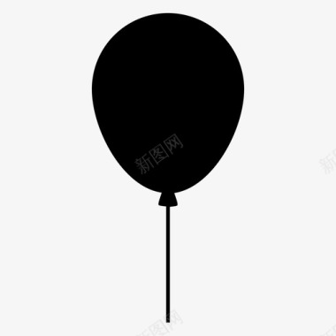 气球漂浮导航气球飞船泡泡图标图标