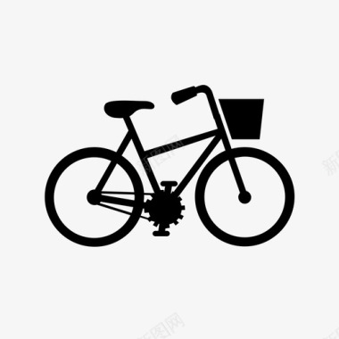 通勤自行车骑行比赛图标图标