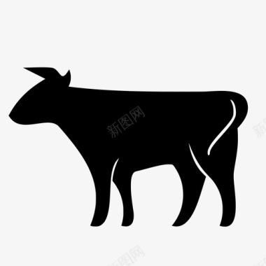 牛肉酱牛动物牛肉图标图标